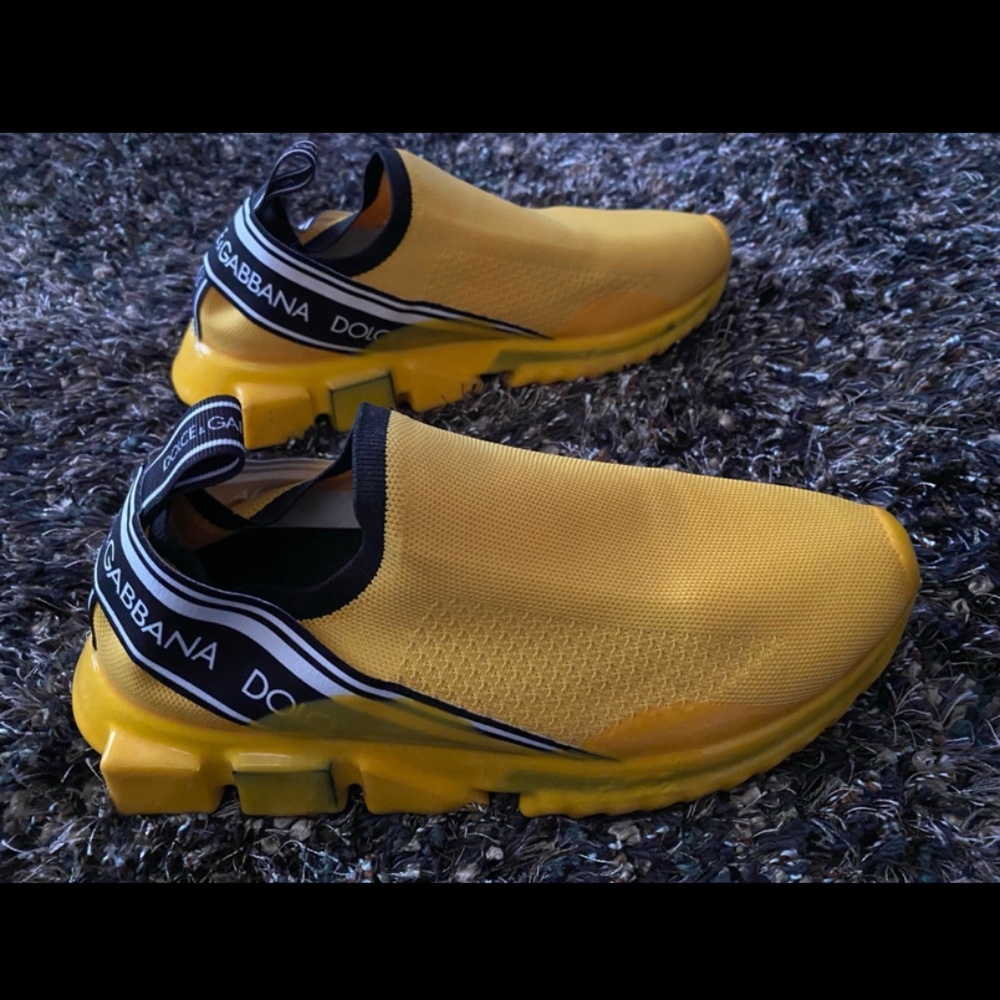 Dolce & Gabbana Yellow Trainers